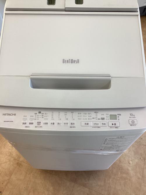 HITACHI (ヒタチ) 全自動洗濯機 BW-X100H 2022年製 脚欠損有