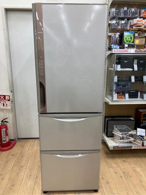 HITACHI (ヒタチ) 3ドア冷蔵庫 R-K38JV 2019年製 375L