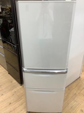 MITSUBISHI (ミツビシ) 3ドア冷蔵庫 MR-C34D-W 2018年製 自動製氷機有 335L