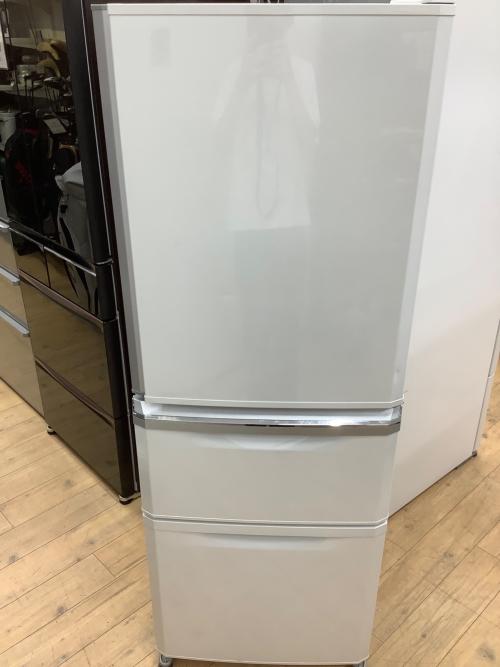 MITSUBISHI (ミツビシ) 3ドア冷蔵庫 MR-C34D-W 2018年製 自動製氷機有 335L