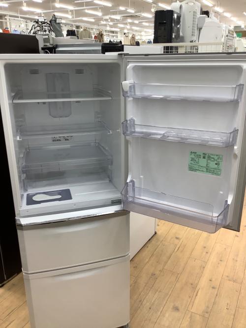 MITSUBISHI (ミツビシ) 3ドア冷蔵庫 MR-C34D-W 2018年製 自動製氷機有 335L