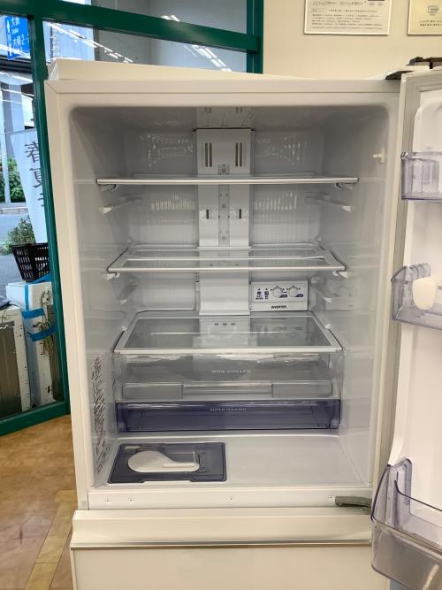 MITSUBISHI (ミツビシ) 3ドア冷蔵庫 MR-CG33EE-W 2020年製 自動製氷機能付き 330L