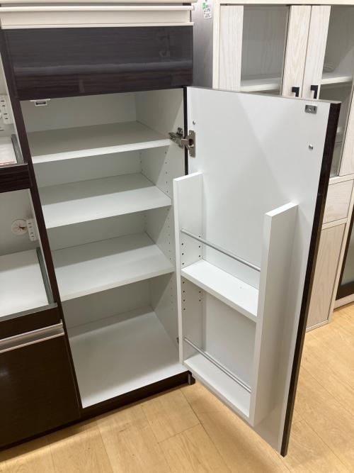 キッチンカウンター モイス加工 ダークブラウン×ホワイト