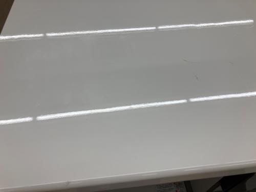 キッチンカウンター モイス加工 ダークブラウン×ホワイト