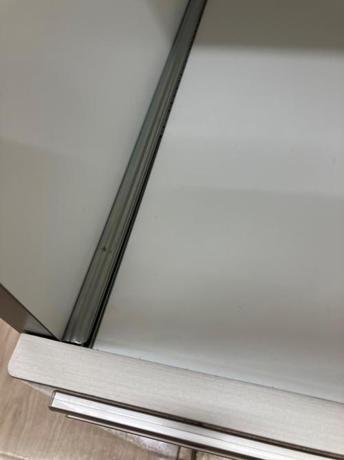キッチンカウンター モイス加工 ダークブラウン×ホワイト