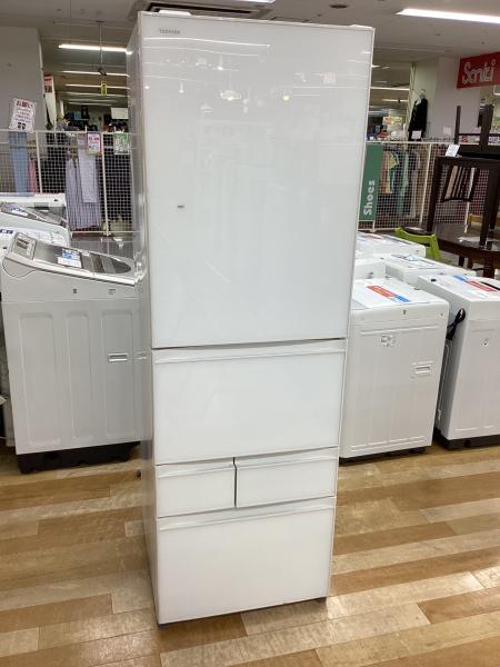 TOSHIBA (トウシバ) 5ドア冷蔵庫 GR-R41GXV(EW) 2020年製 411L
