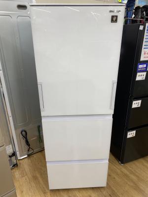 SHARP (シャープ) 3ドア冷蔵庫 SJ-G35E2-W 2023年製 350L