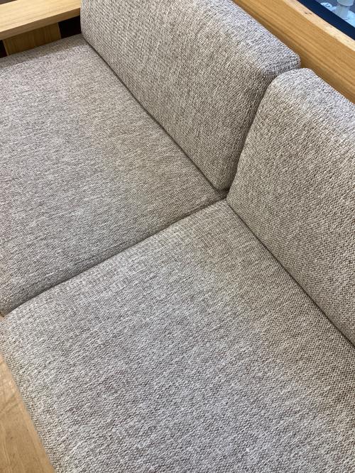 3人掛けソファー ナチュラル×グレー