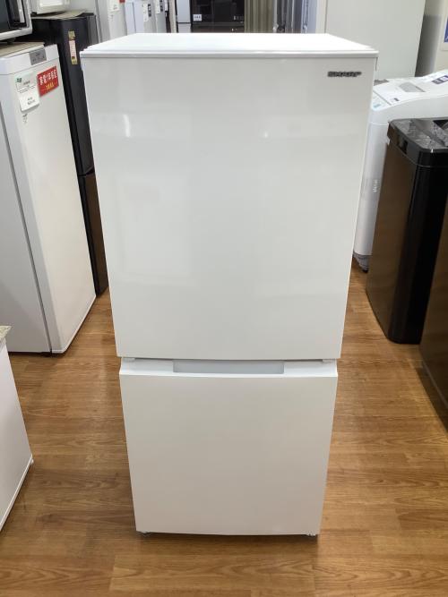 SHARP (シャープ) 2ドア冷蔵庫 SJ-D15HJ-W 2021年製 152L