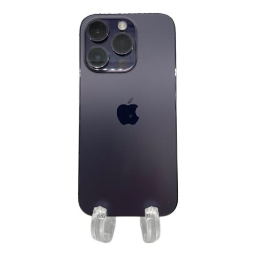 Apple (アップル) iPhone14 Pro MQ1E3 サインアウト確認済 359449129391591 ○ SIM FREE 純正修理履歴あり 256GB バッテリー:Sランク(100%) 程度:Bランク iOS
