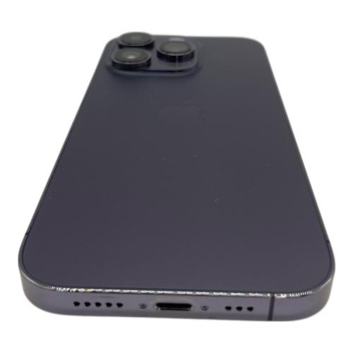 Apple (アップル) iPhone14 Pro MQ1E3 サインアウト確認済 359449129391591 ○ SIM FREE 純正修理履歴あり 256GB バッテリー:Sランク(100%) 程度:Bランク iOS
