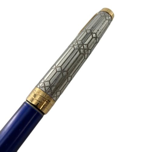 PARKER (パーカー) エリザベス女王在位70周年記念 プラチナジュビリー 回転式ボールペン ブルー×シルバー×ゴールド