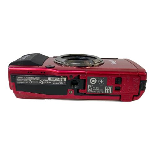 OLYMPUS (オリンパス) コンパクトデジタルカメラ TG-3 画面キズ有 レッド