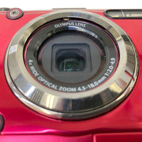 OLYMPUS (オリンパス) コンパクトデジタルカメラ TG-3 画面キズ有 レッド