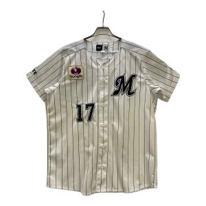 MIZUNO (ミズノ) 完全試合記念ユニフォーム メンズ SIZE M ホワイト ホーム用 千葉ロッテマリーンズ #17 佐々木朗希