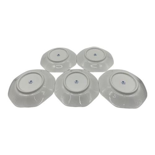 NARUMI (ナルミ) 八角皿＆レンゲ チャーハン皿 唐子 5Pセット