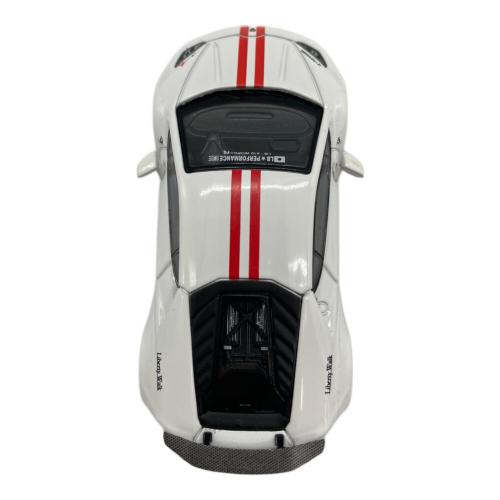 MINI GT (ミニジーティー) ダイキャストカー LB★WORKS ランボルギーニ ウラカン バージョン 1 ホワイト/レッドストライプ