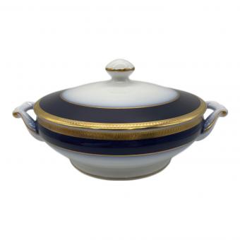 大倉陶園 (オオクラトウエン) キャセロール  瑠璃片葉金蝕