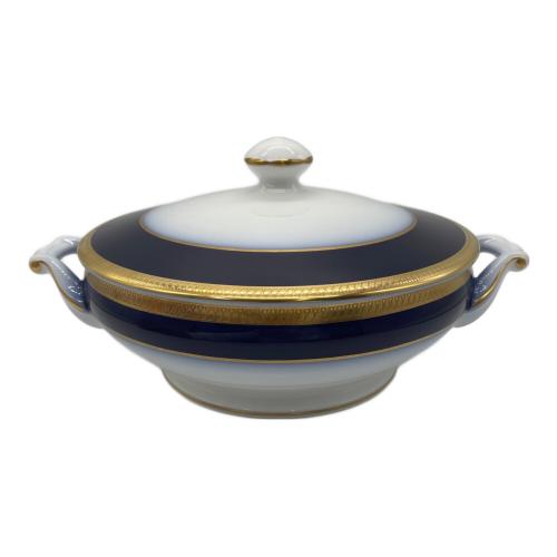 大倉陶園 (オオクラトウエン) キャセロール  瑠璃片葉金蝕