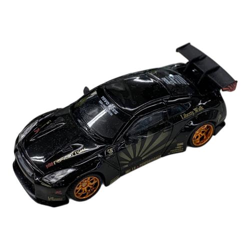 MINI GT (ミニジーティー) ダイキャストカー LB★WORKS Nissan GT-R R35 タイプ1 リアウイング バージョン 1+2 ブラック