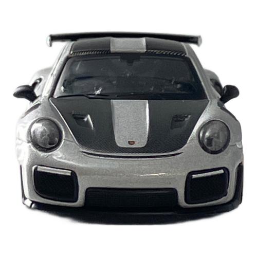 MINI GT (ミニジーティー) ポルシェ 991ターボ GT2RS 左ハンドル(シルバーメタリック) ダイキャストカー
