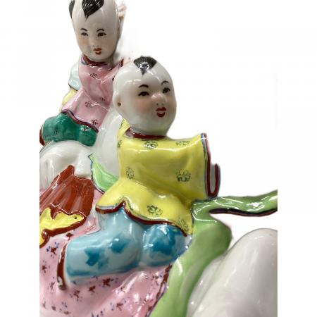 中国景徳鎮 粉彩焼 五福童子｜トレファクONLINE