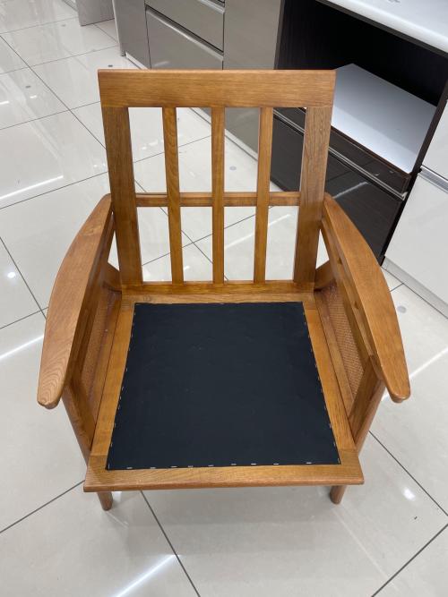 ACME Furniture (アクメファニチャー) ラウンジチェアー ナチュラル×グレー 248 WICKER