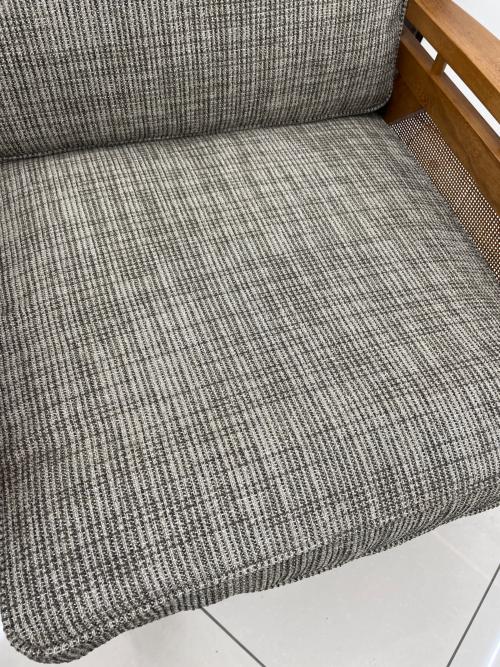 ACME Furniture (アクメファニチャー) ラウンジチェアー ナチュラル×グレー 248 WICKER