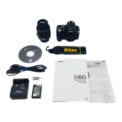 Nikon (ニコン) デジタル一眼レフカメラ D60 レンズセット レンズ:18-55mm  箱付