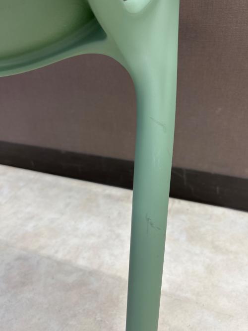 Kartell (カルテル) アームチェアー グリーン セージグリーン 301 フィリップ・スタルク