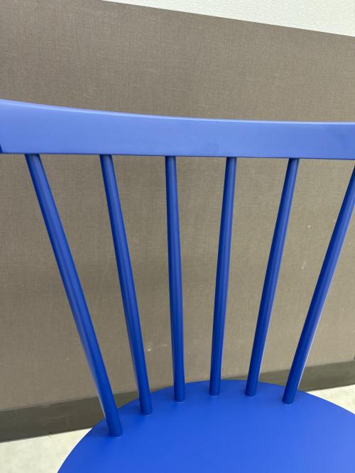 FDB Mobler (FDBモブラー) チェア ブルー 1人掛け J46チェア 木製