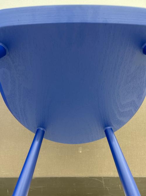 FDB Mobler (FDBモブラー) チェア ブルー 1人掛け J46チェア 木製