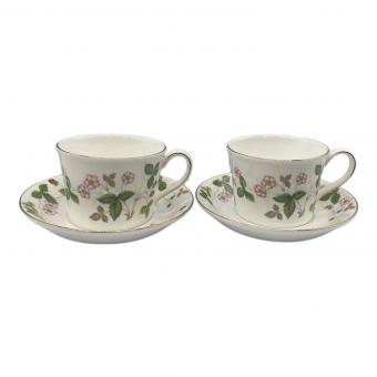 Wedgwood (ウェッジウッド) カップ&ソーサー ワイルドストロベリー 2Pセット