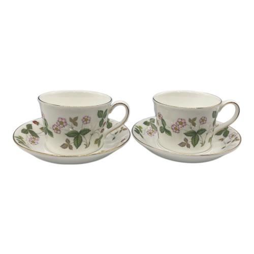 Wedgwood (ウェッジウッド) カップ&ソーサー ワイルドストロベリー 2Pセット