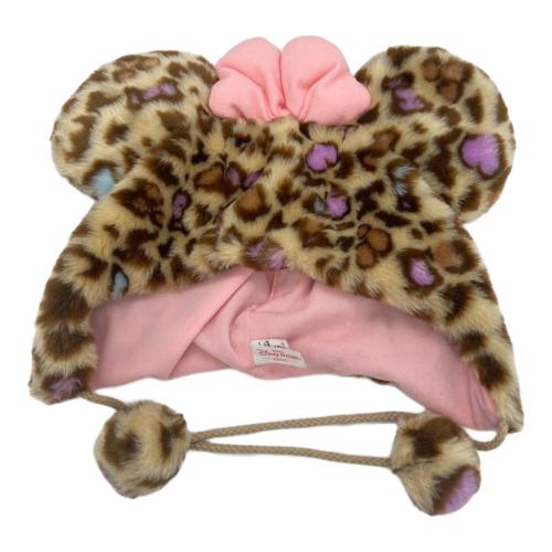 ディズニーグッズ ファンキャップ ミニー ヒョウ柄