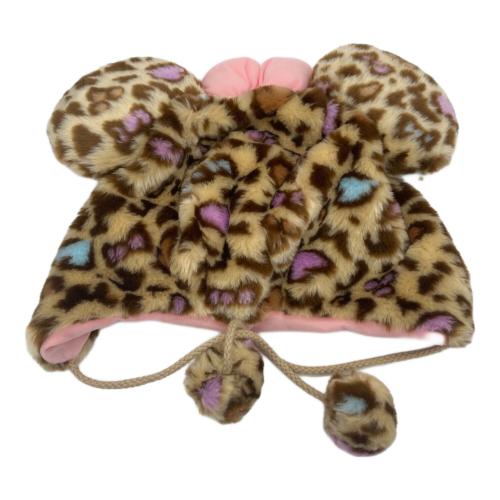 ディズニーグッズ ファンキャップ ミニー ヒョウ柄
