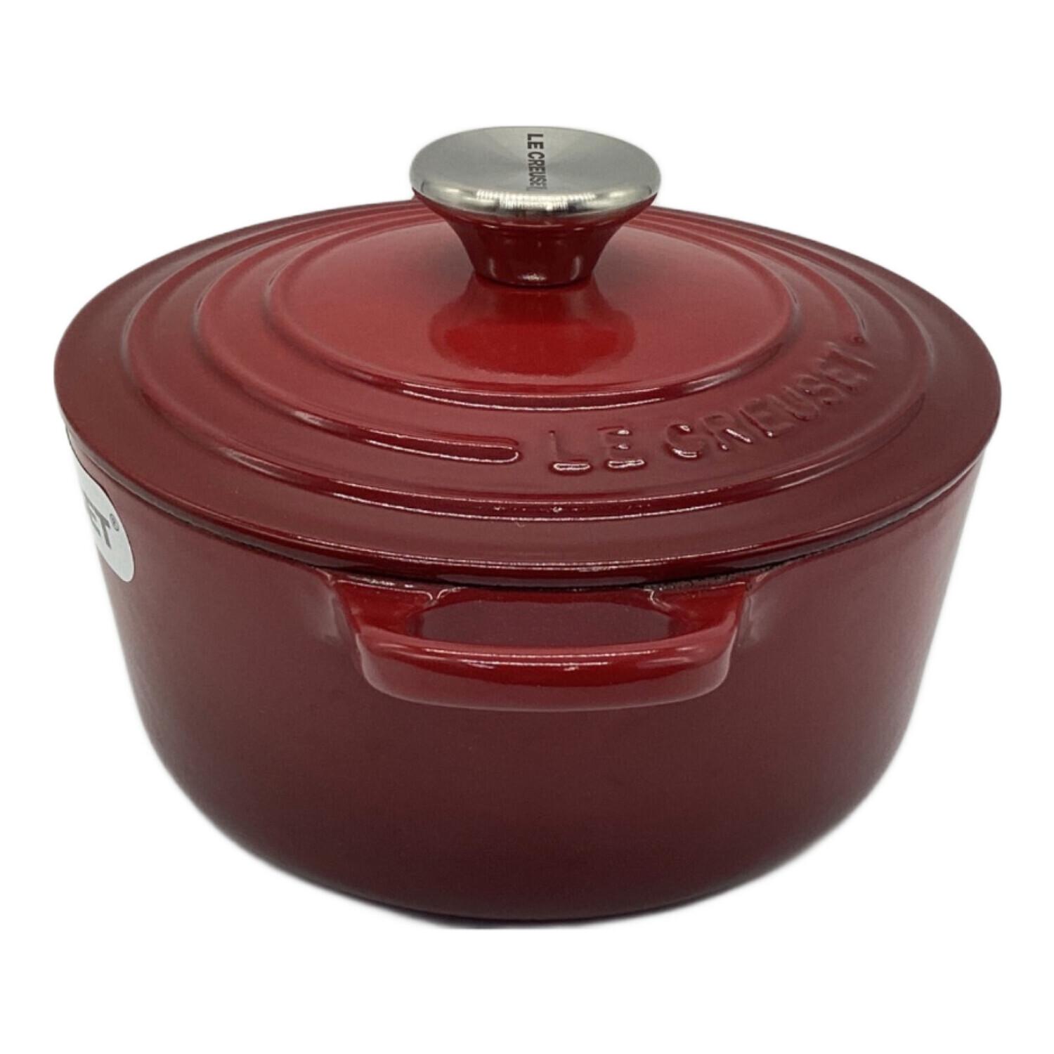 LE CREUSET (ルクルーゼ) 両手鍋 18cm バーガンディー 21001 ココット