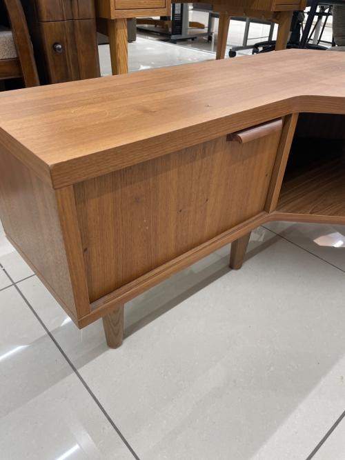 UNICO (ウニコ) コーナーテレビ台 ブラウン 株式会社ミサワ 1枚扉 木製 HOLM(ホルム)