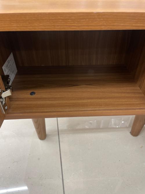 UNICO (ウニコ) コーナーテレビ台 ブラウン 株式会社ミサワ 1枚扉 木製 HOLM(ホルム)