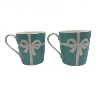 TIFFANY & Co. (ティファニー) マグカップ ブルーリボン 2Pセット