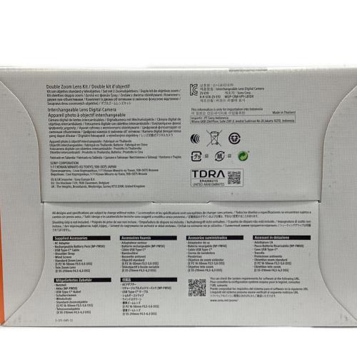 SONY (ソニー) ミラーレス一眼カメラ レンズ: 16-50/55-210mm ZV-E10 ダブルズームレンズキット 2500万(総画素) APS-C CMOS 専用電池 SDカード対応 5882666