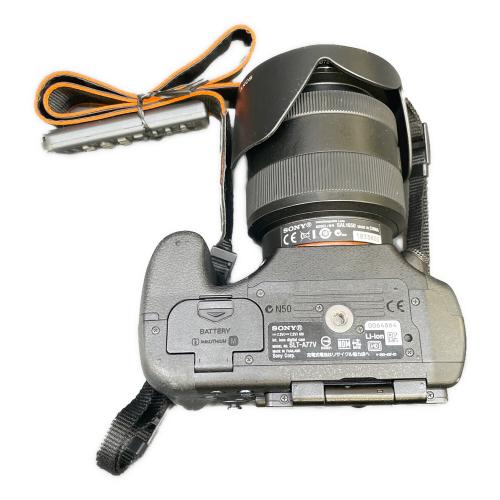 SONY (ソニー) デジタル一眼レフカメラ a77 SLT-A77V 2470万画素(総画素) APS-C 専用電池 SDXCカード対応 0064864