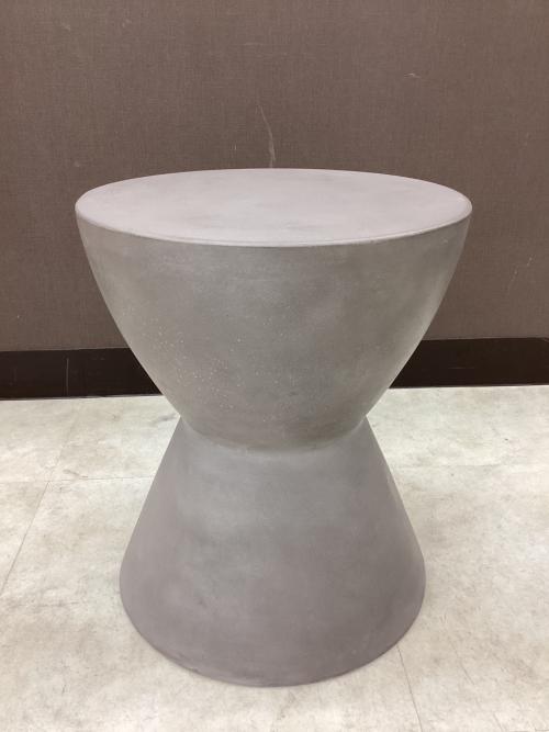 Moda en Casa (モーダエンカーサ) サイドテーブル グレー 276 ラウンド アリー