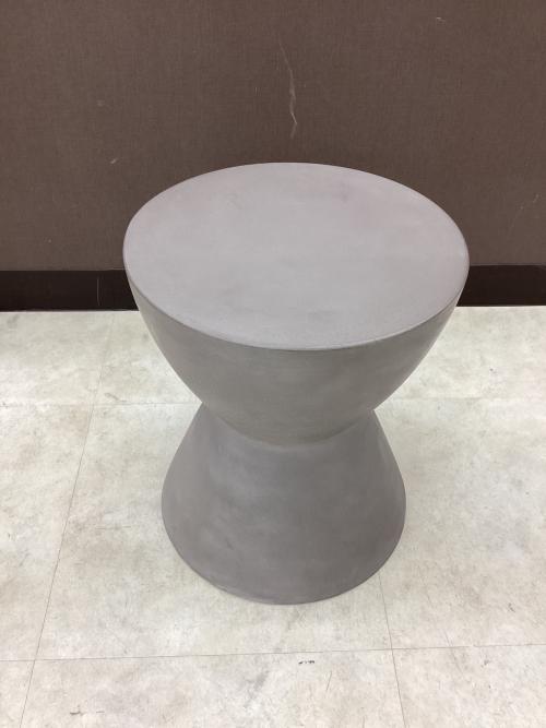 Moda en Casa (モーダエンカーサ) サイドテーブル グレー 276 ラウンド アリー