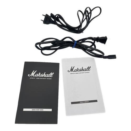 Marshall (マーシャル) Bluetooth対応スピーカー 動作確認済 ACTON Ⅲ 2WAY バスレフ型 45Hz～ 20kHz