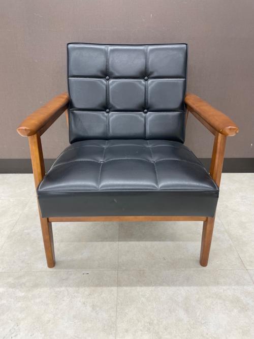 カリモク60 (カリモクロクマル) Ｋチェア スタンダードブラック 98 1シーター W36140BW 合皮