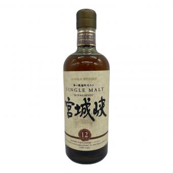 ニッカ ジャパニーズウィスキー シングルモルト 700ml 宮城峡 12年 未開封