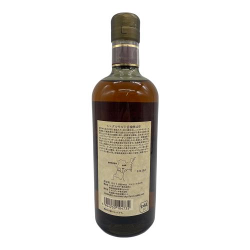 ニッカ ジャパニーズウィスキー シングルモルト 700ml 宮城峡 12年 未開封