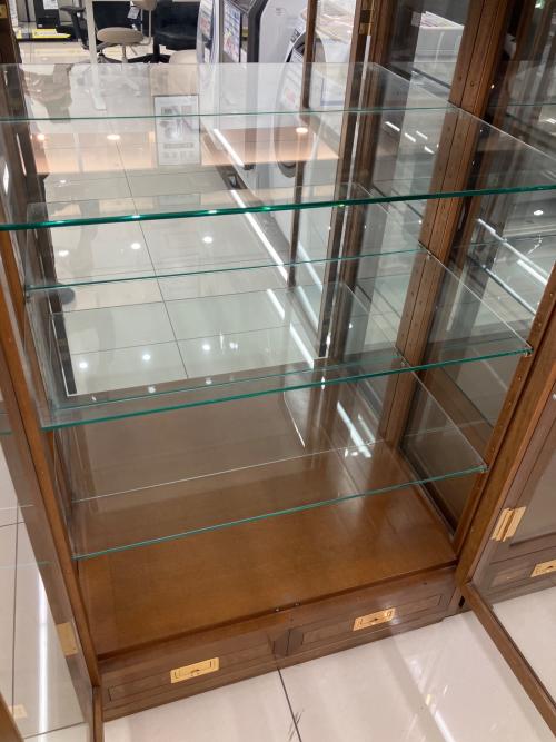 DOMANI (ドマニ) キュリオケース 照明付 ブラウン モーガントン