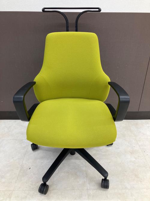 KOKUYO (コクヨ) オフィスチェア グリーン ハンガー付き CR-G2701 GUFO